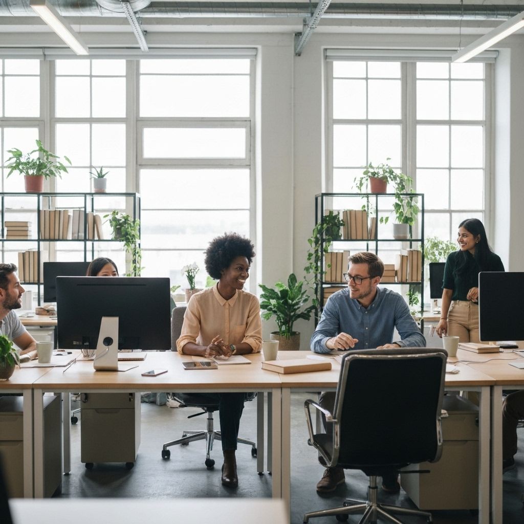 Modern professional office environment